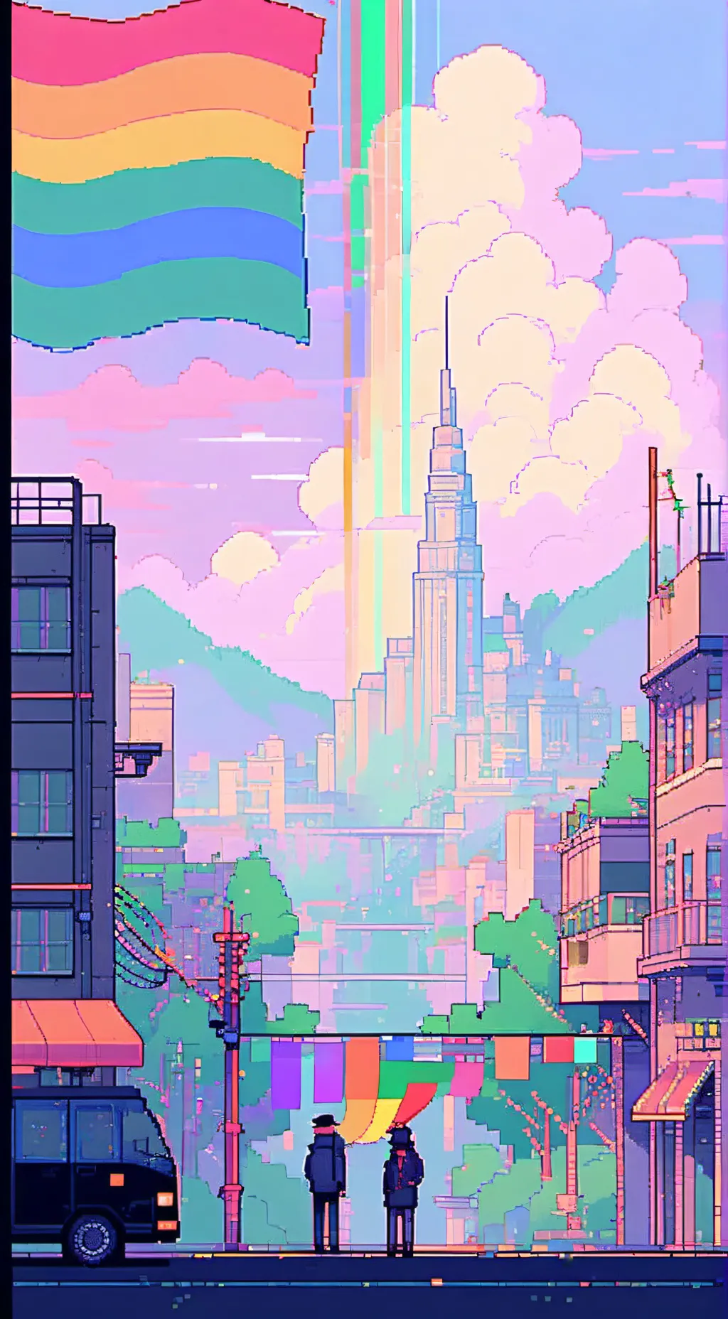 ai character: PJO Queer army background