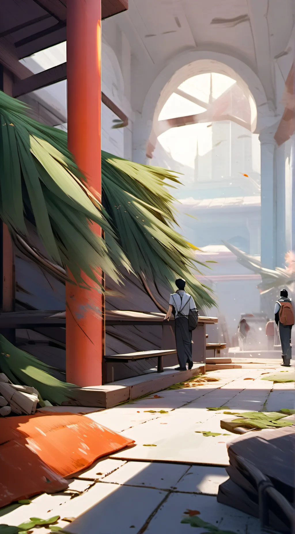 ai character: Sunset xWestwood 2 background