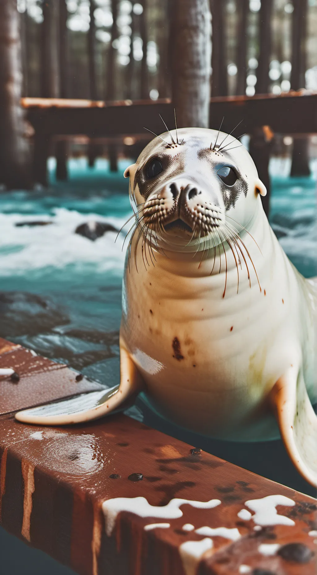 ai character: Seal 🦭 background