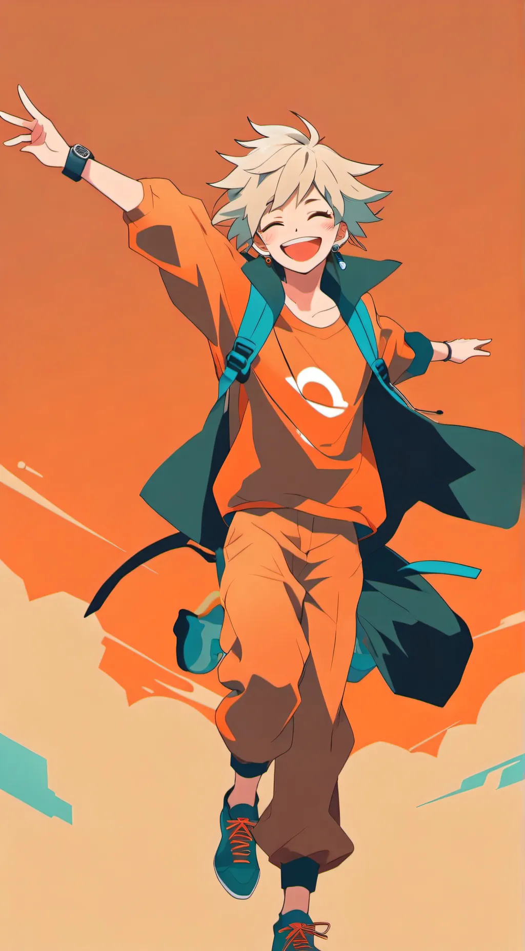 ai character: BAKUDEKU KID background