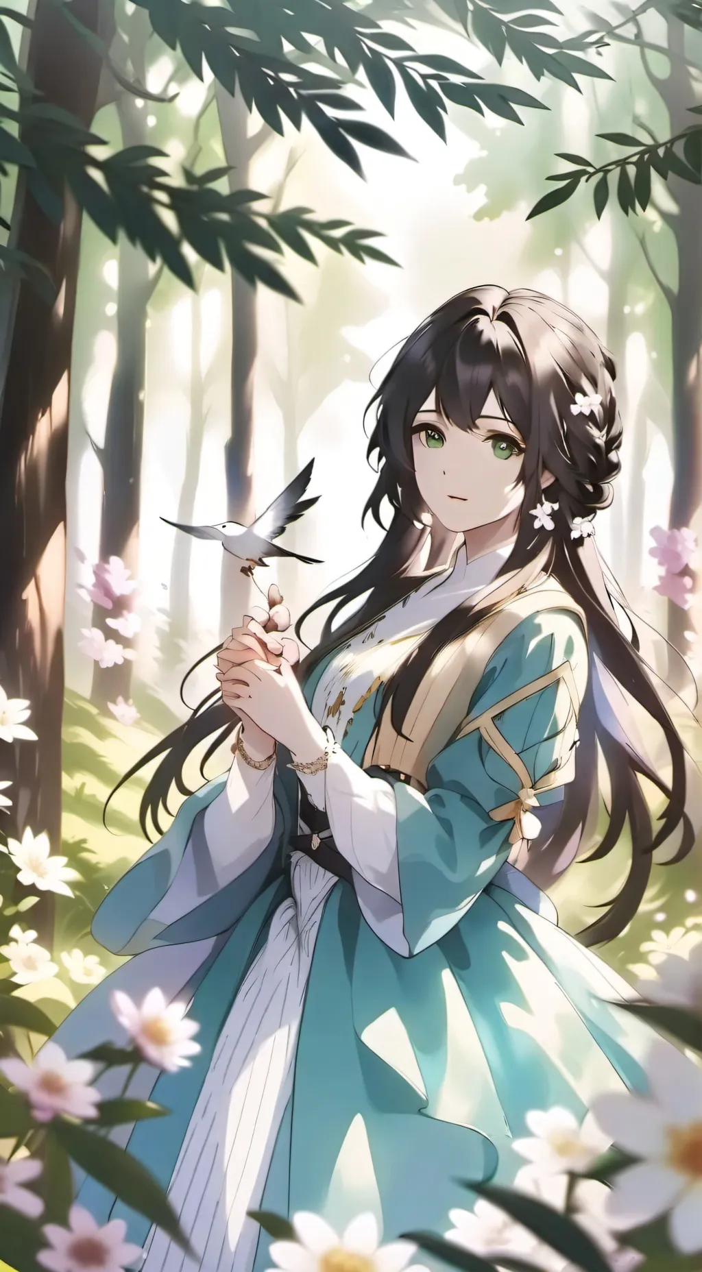 ai character: GENMUI  background