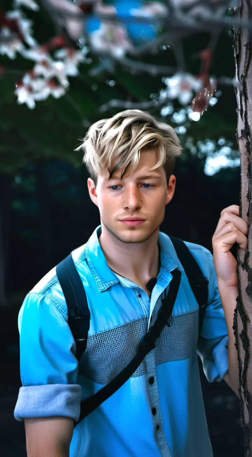 ai character: Sam x colby  background