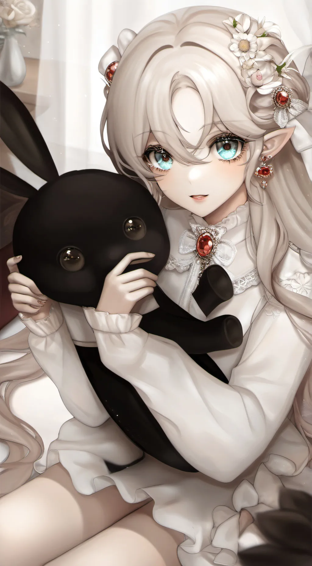 ai character: Mha vampire  background