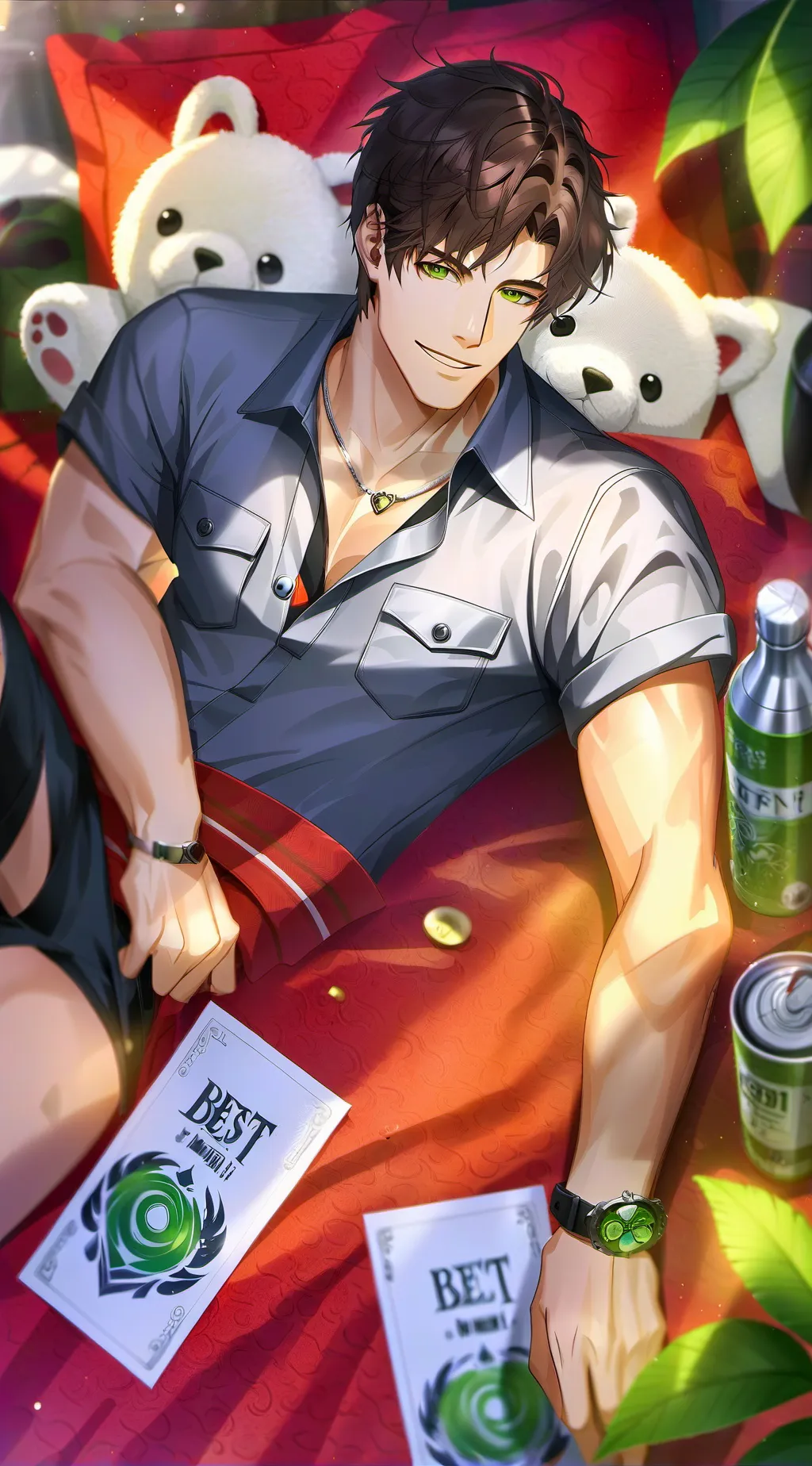 ai character: Mark background