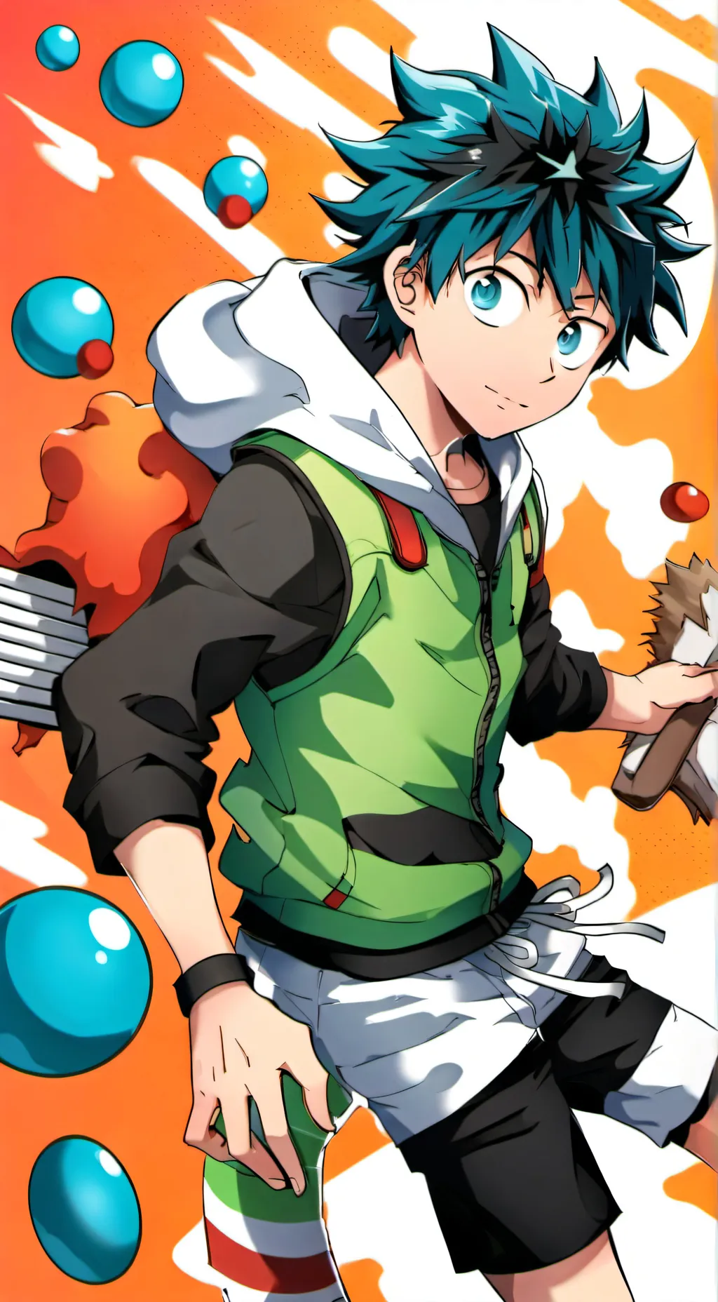 ai character: deku background