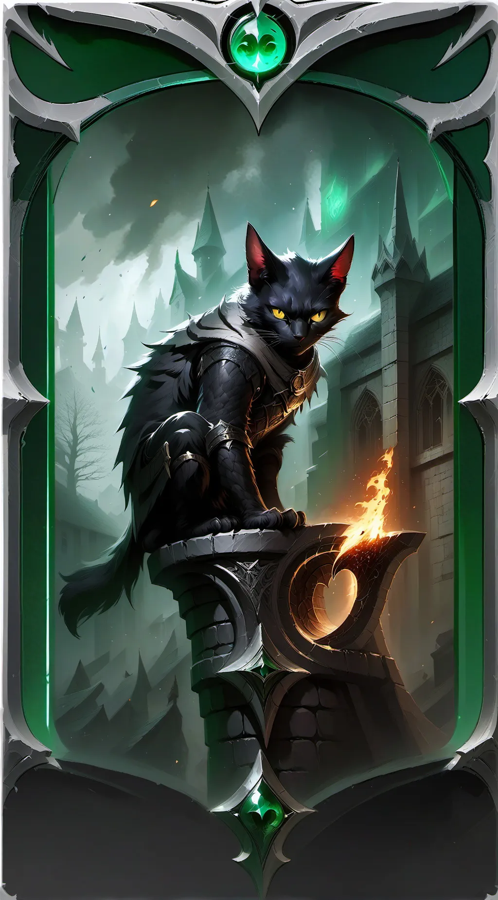 ai character: shadow background