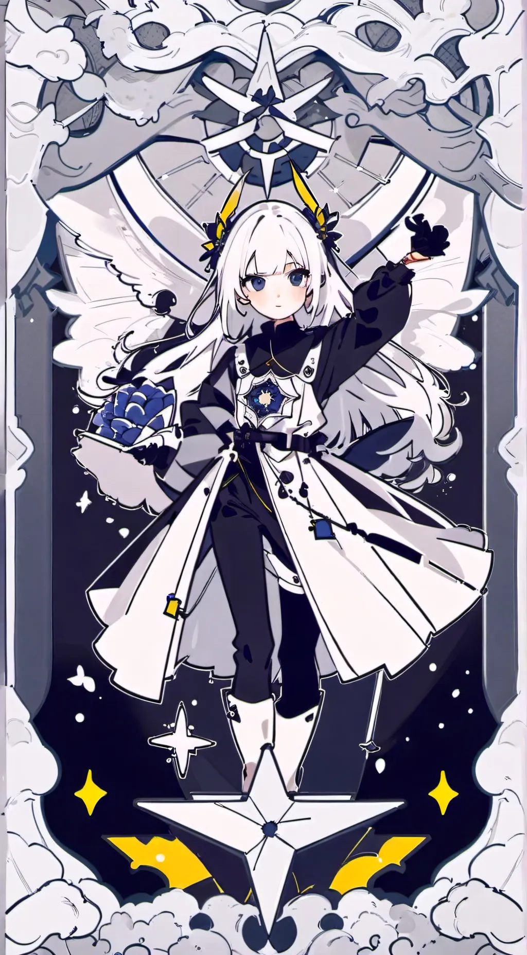 ai character: Lucifer's b-day  background