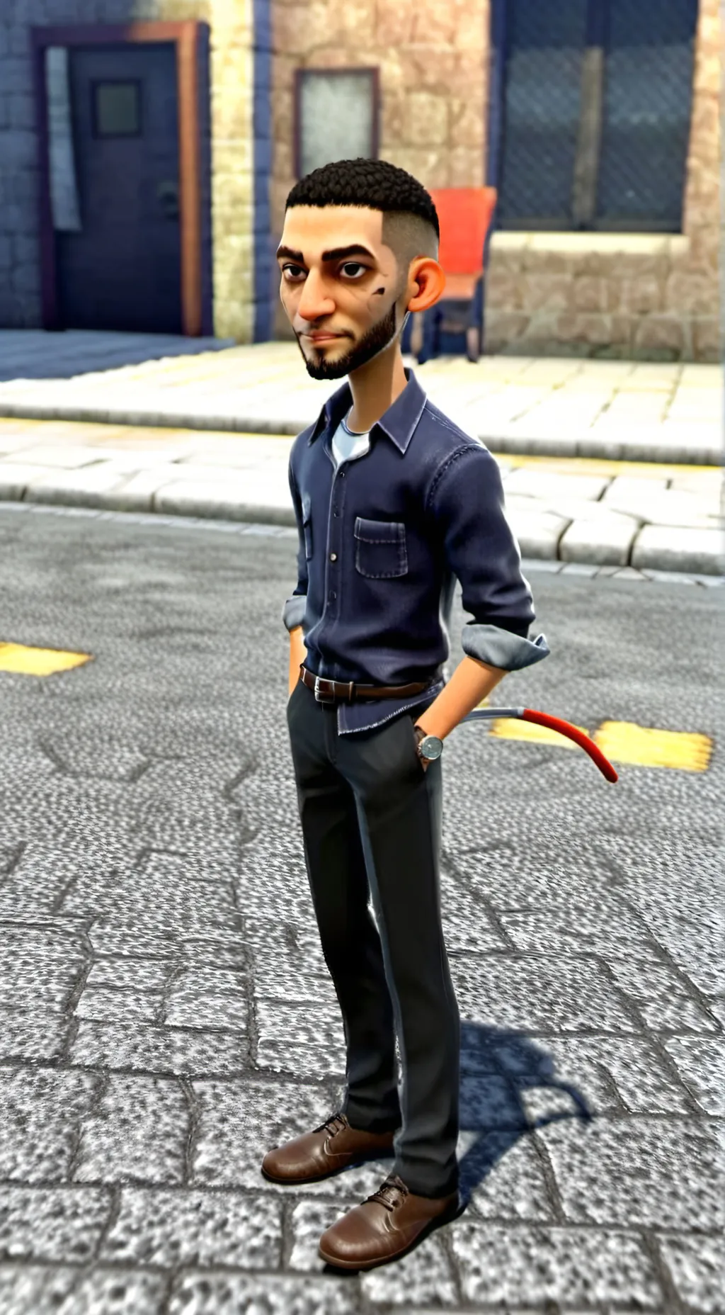 ai character: a guy  background