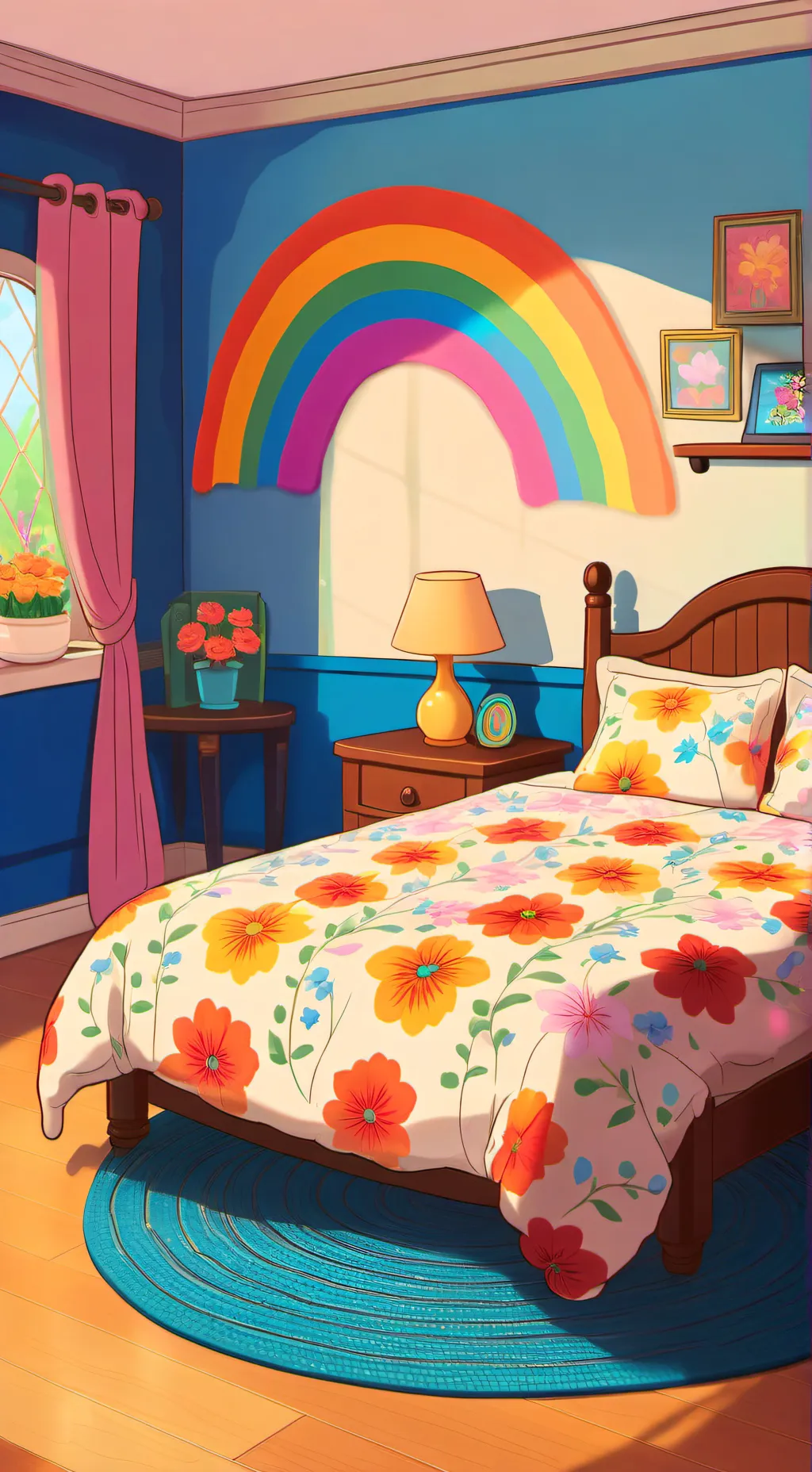 ai character: ☆Moonflower☆ background