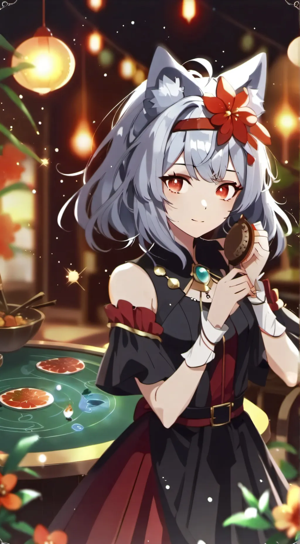 ai character: Catalina  background