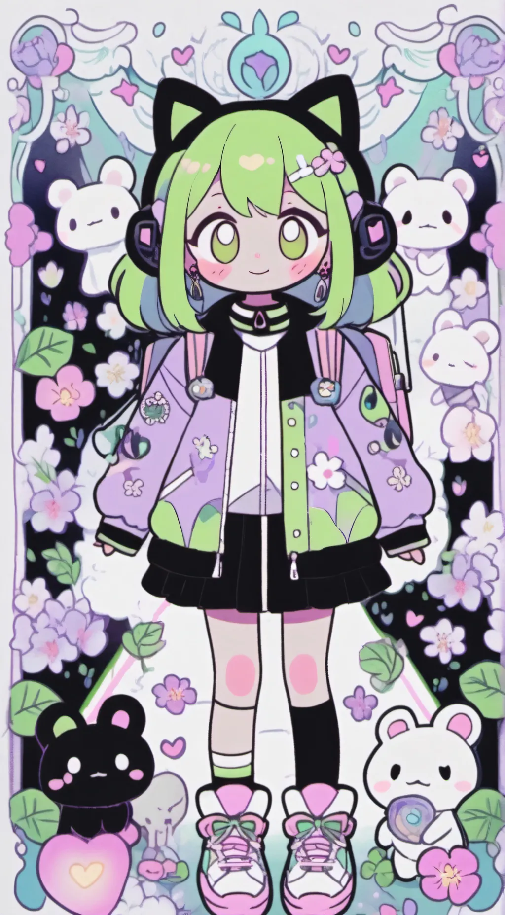 ai character: number 2 background