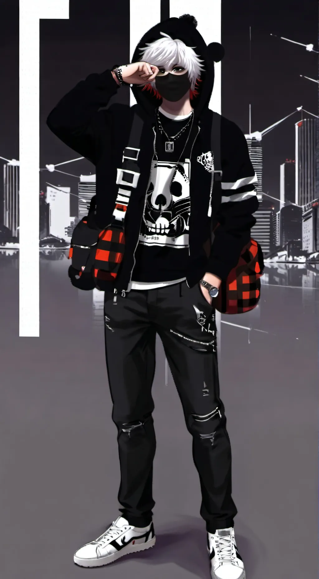 ai character: theo background