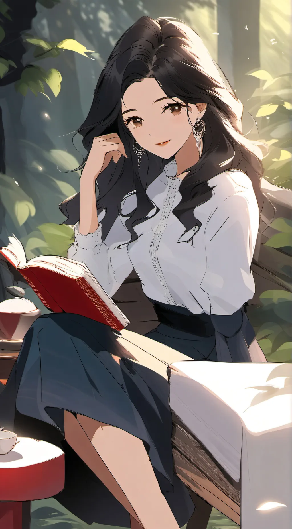 ai character: Aurora Eckert background