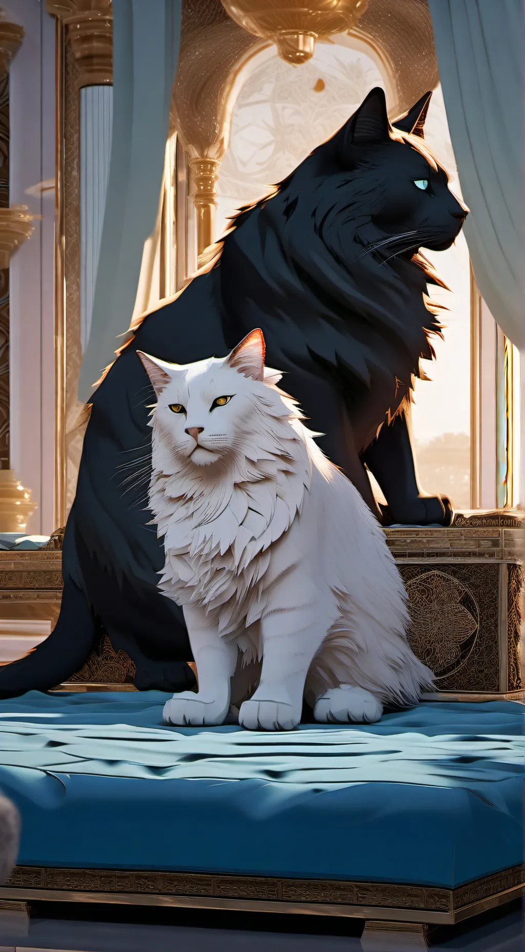 ai character: Alex cat background