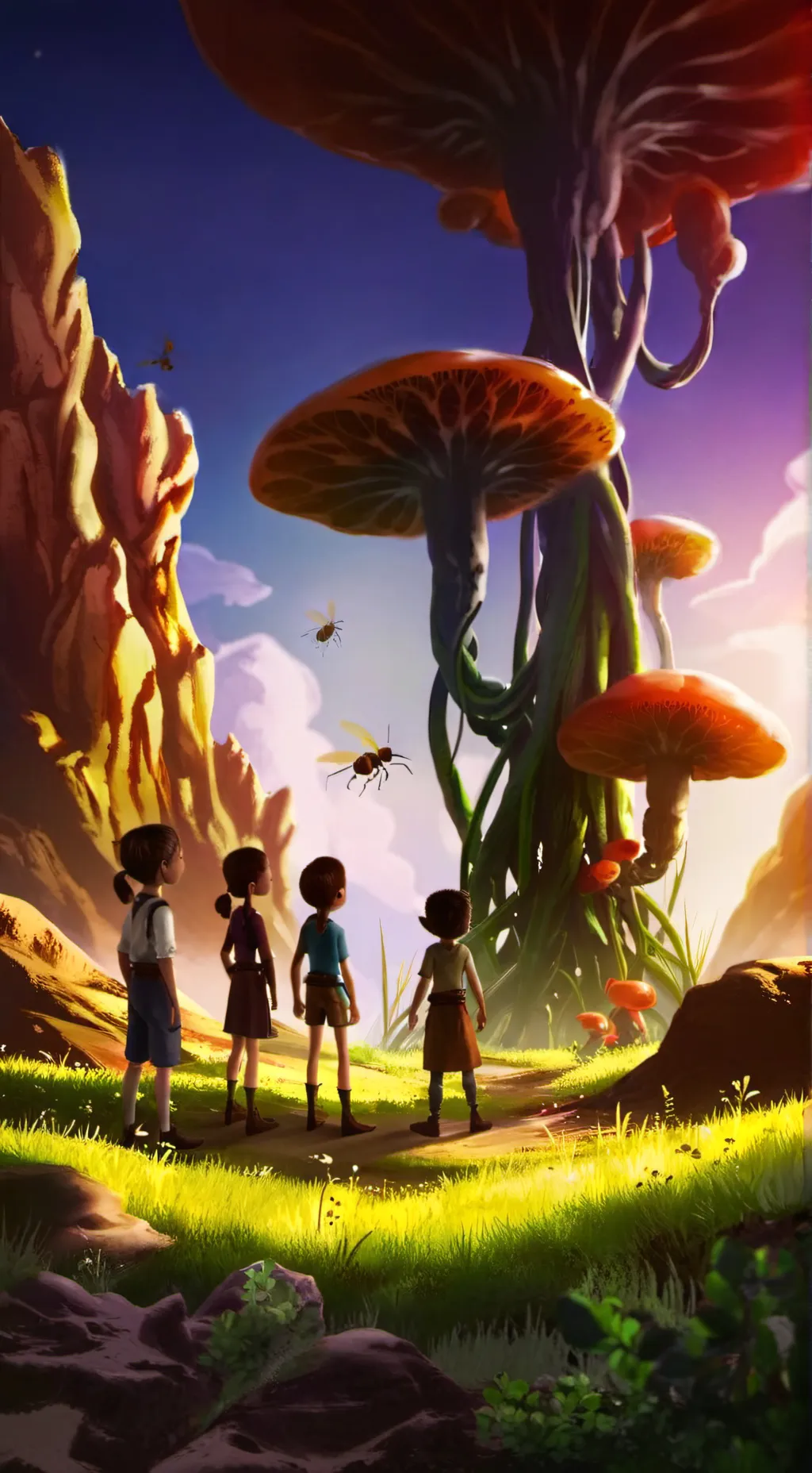 ai character: Grounded background