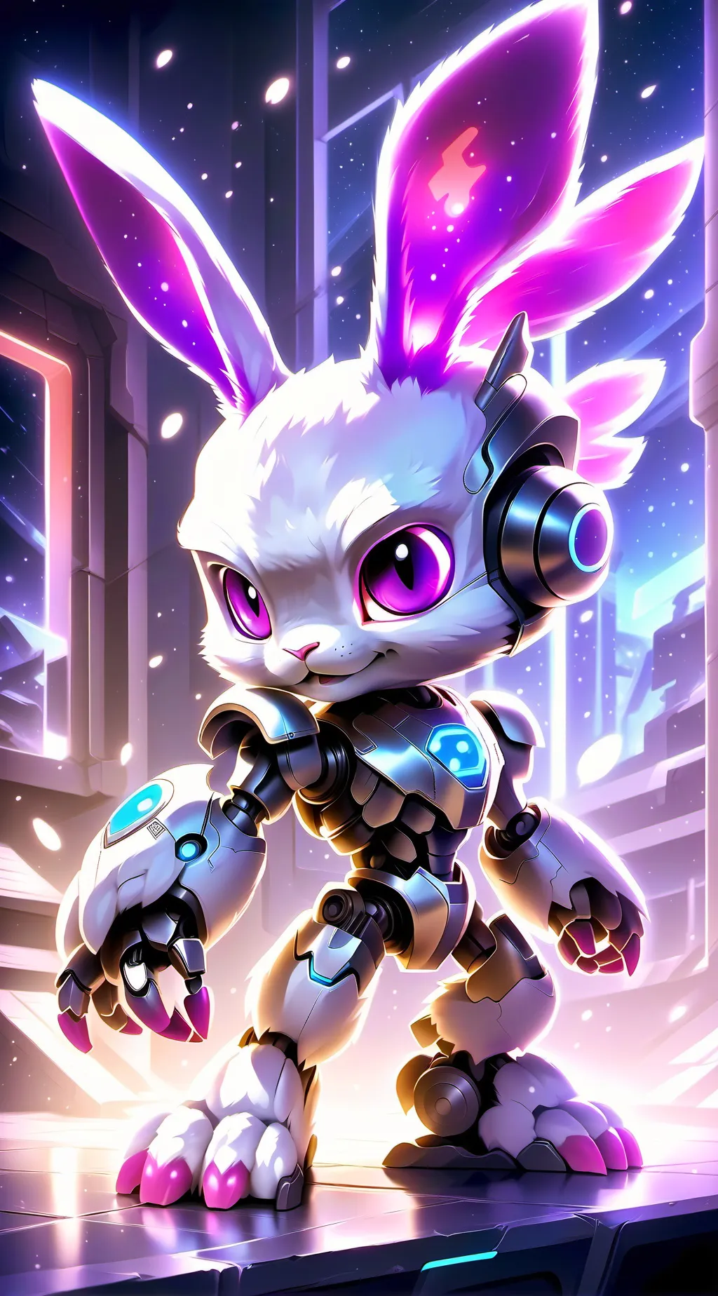 ai character: Bonnie FNAF background