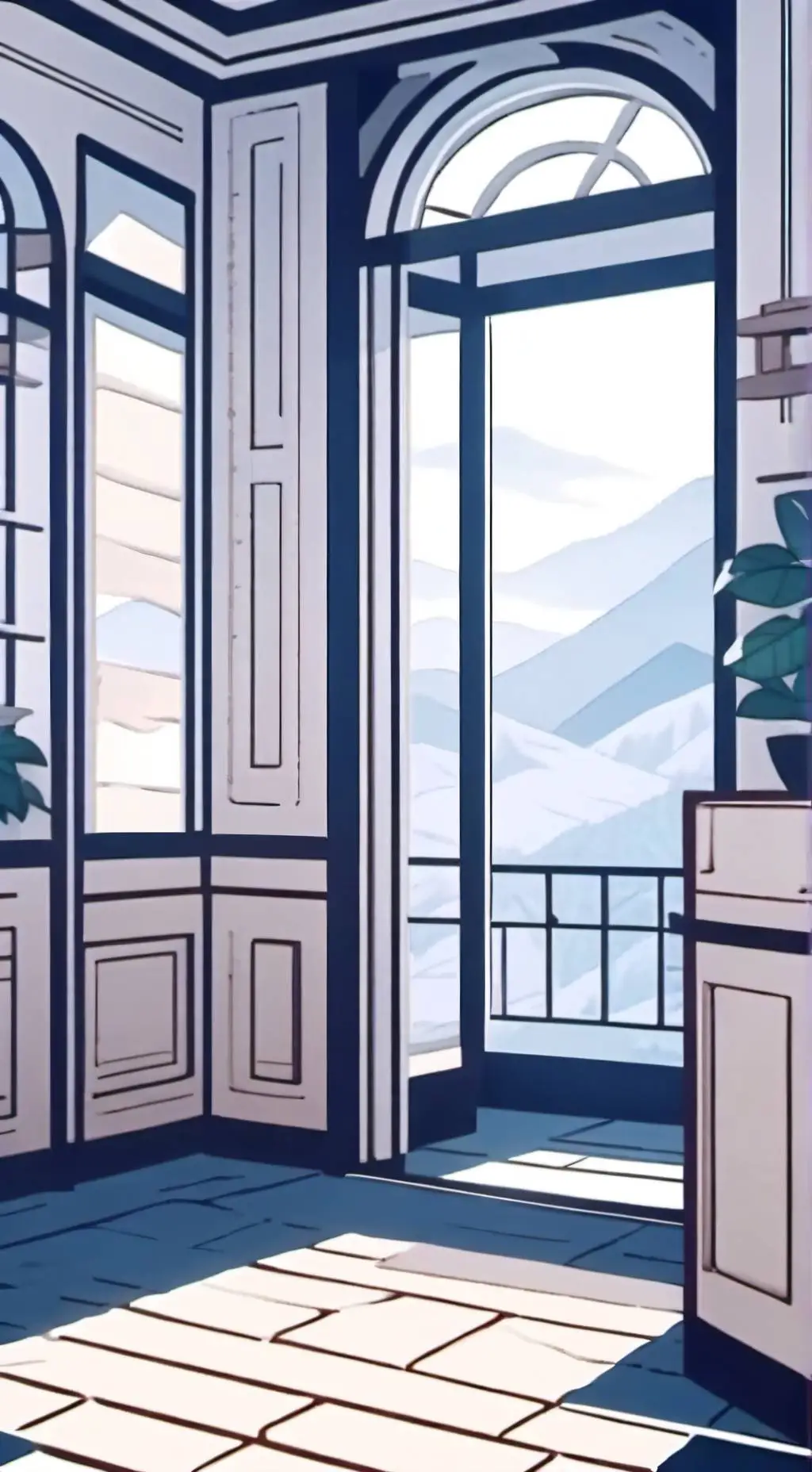 ai character: BR sleepover background