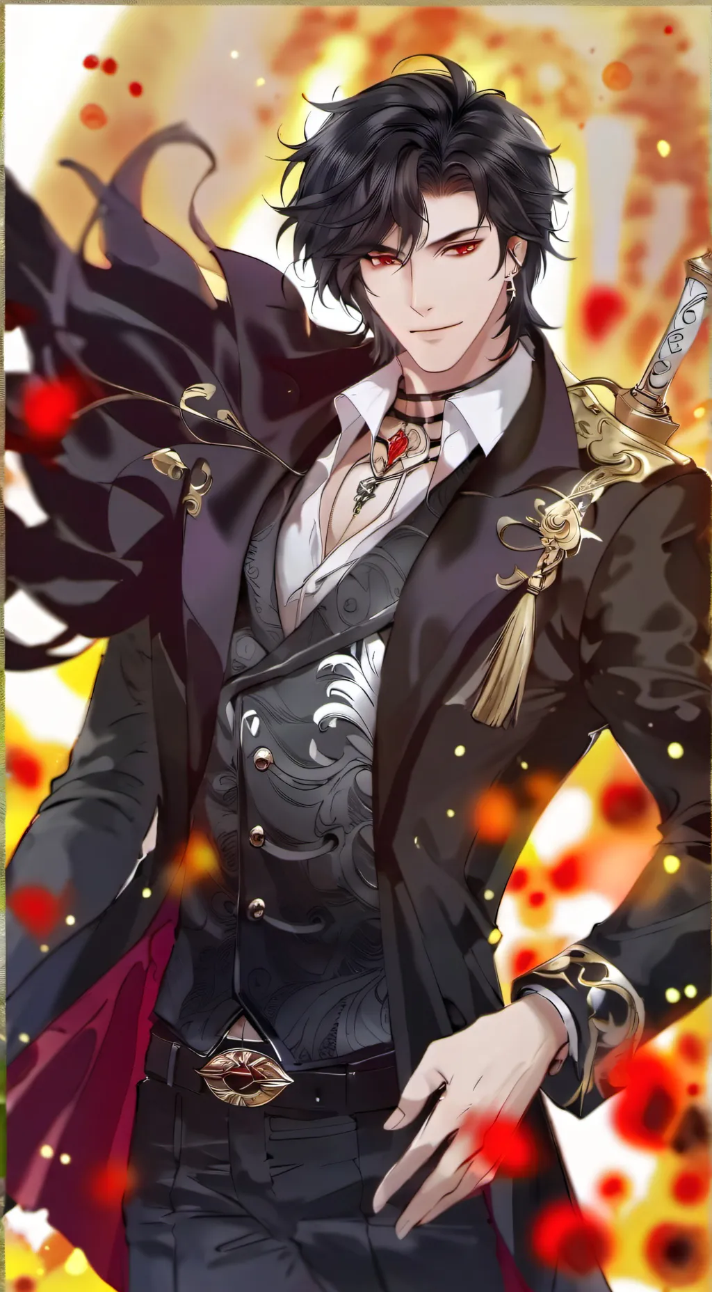 ai character: Death  background