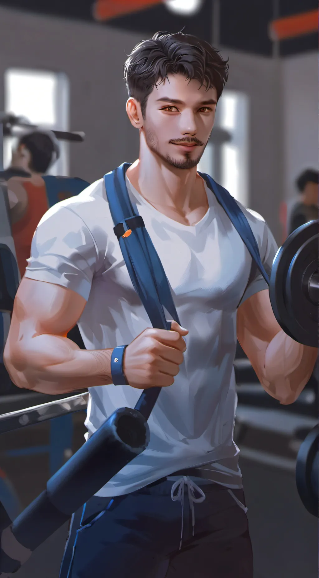 ai character: GYM League 25 background