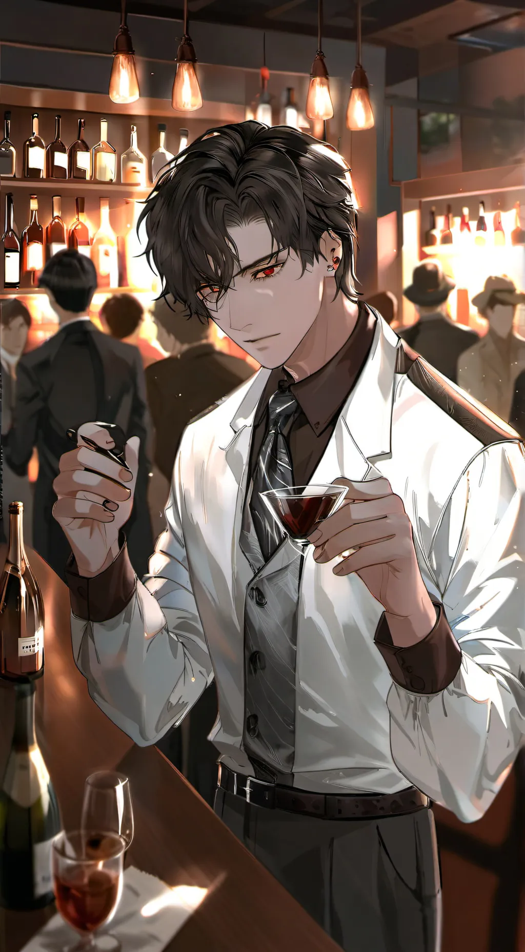 ai character: Bairon  background