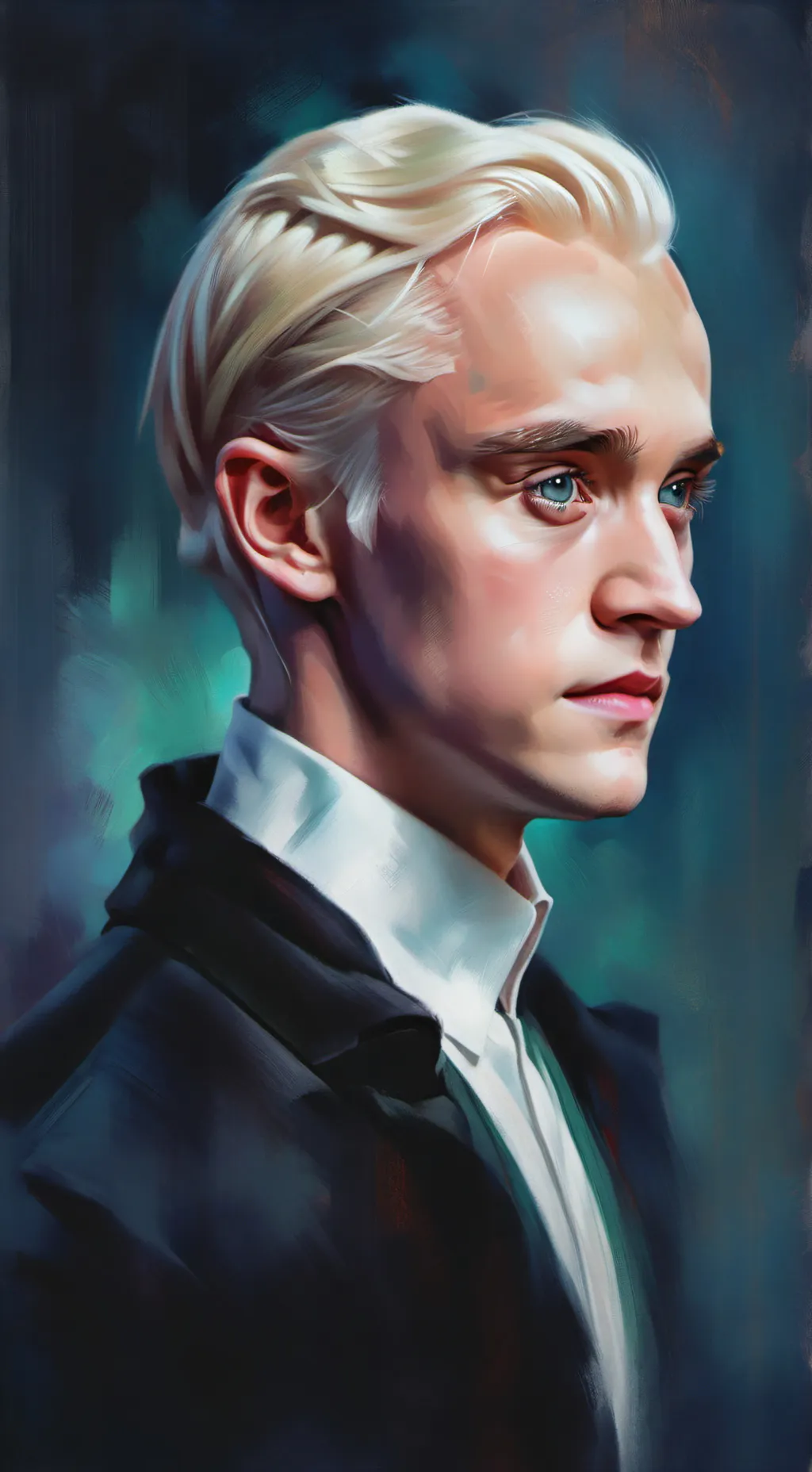 ai character: Draco malfoy  background