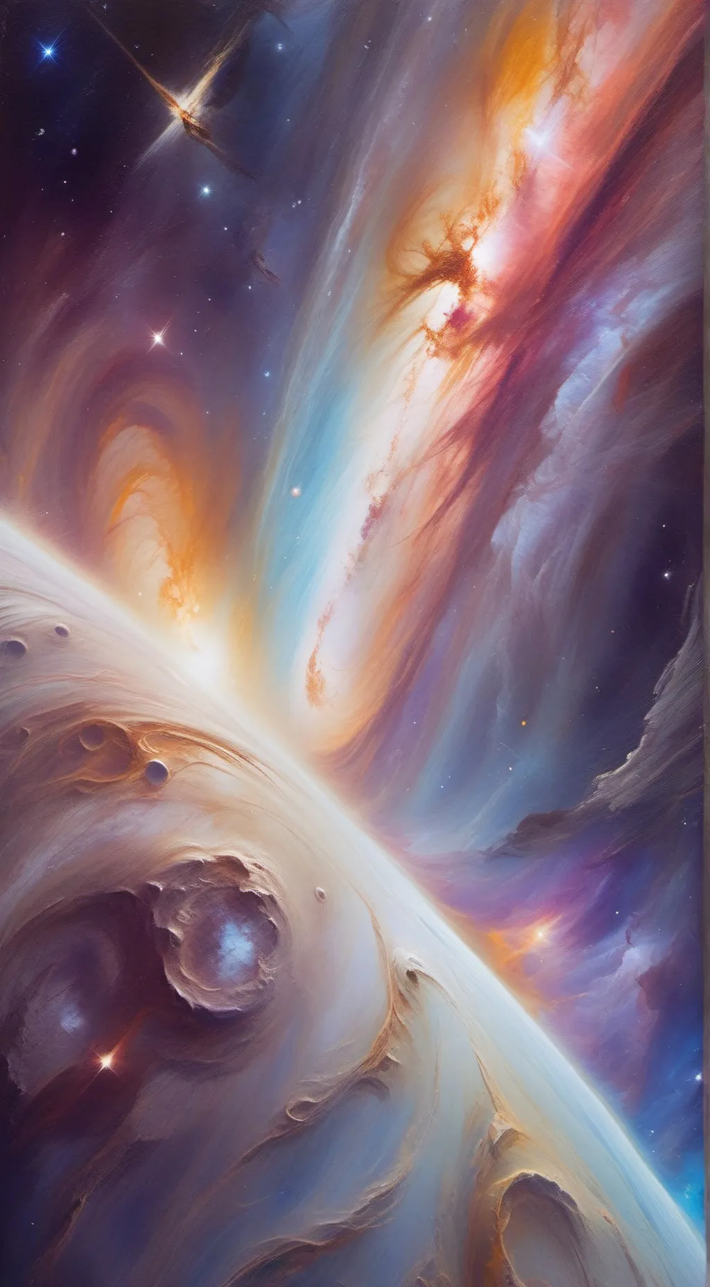 ai character: space background