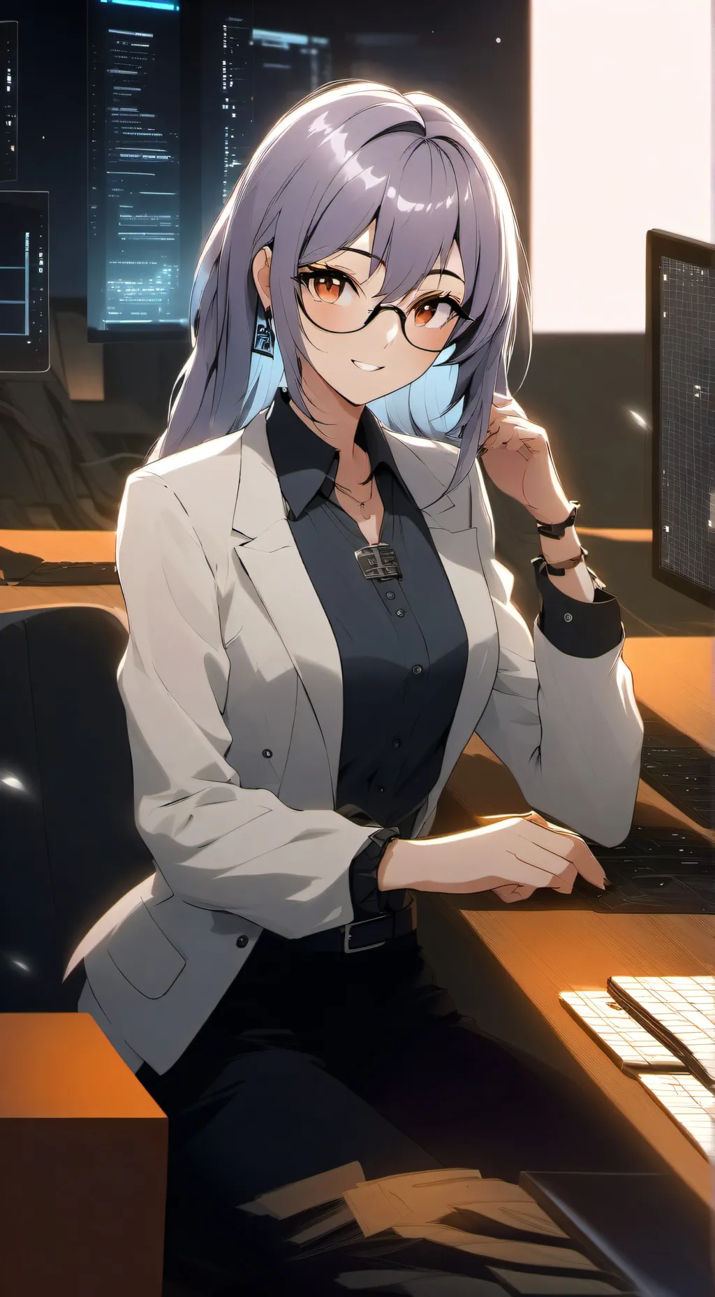 ai character: Rei background