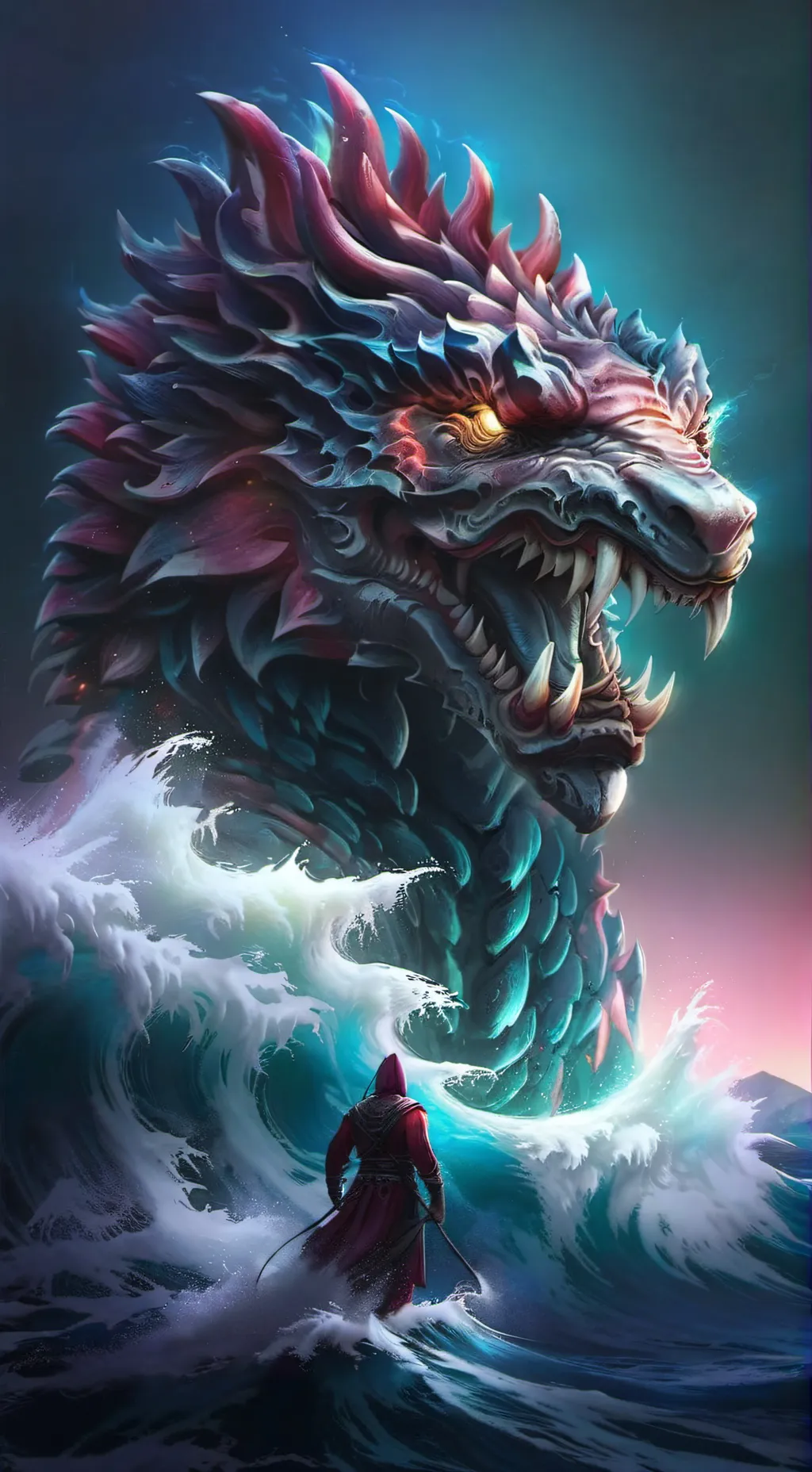 ai character: monstruos marinos background