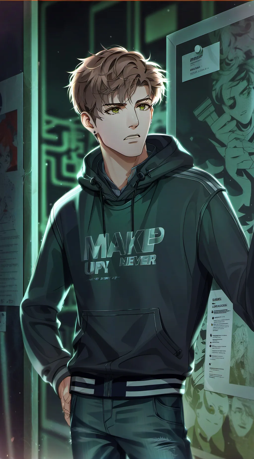 ai character: Lukas, The Deli Dreamer background