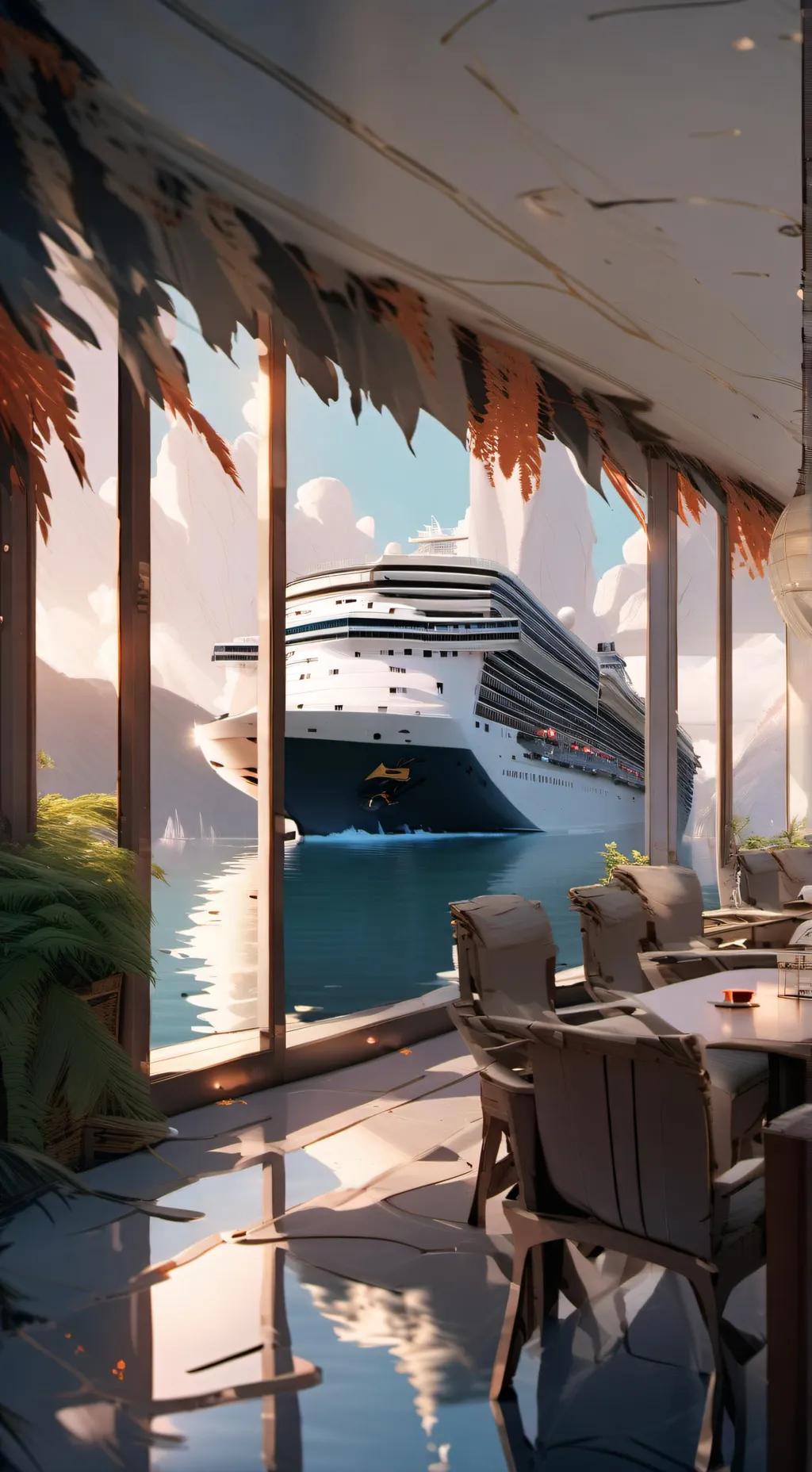 ai character: Hashira boat trip⛴ background