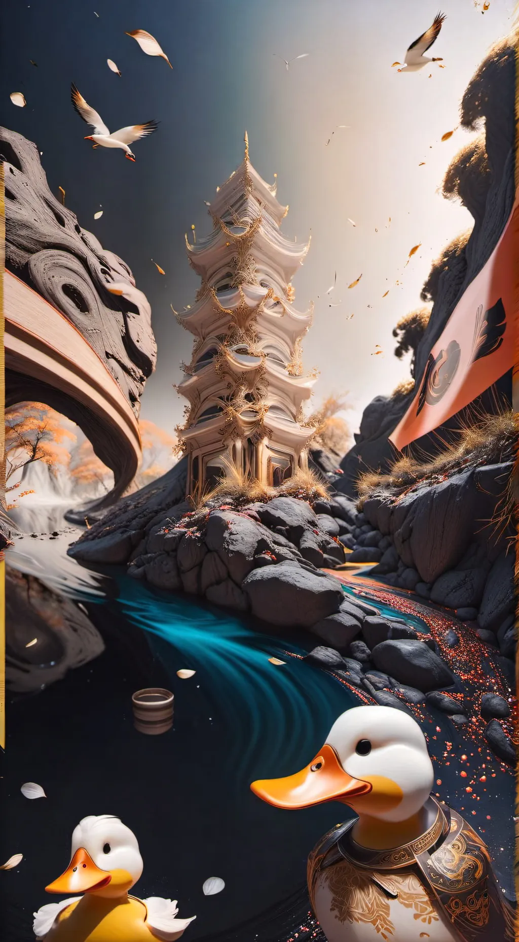 ai character: One piece background