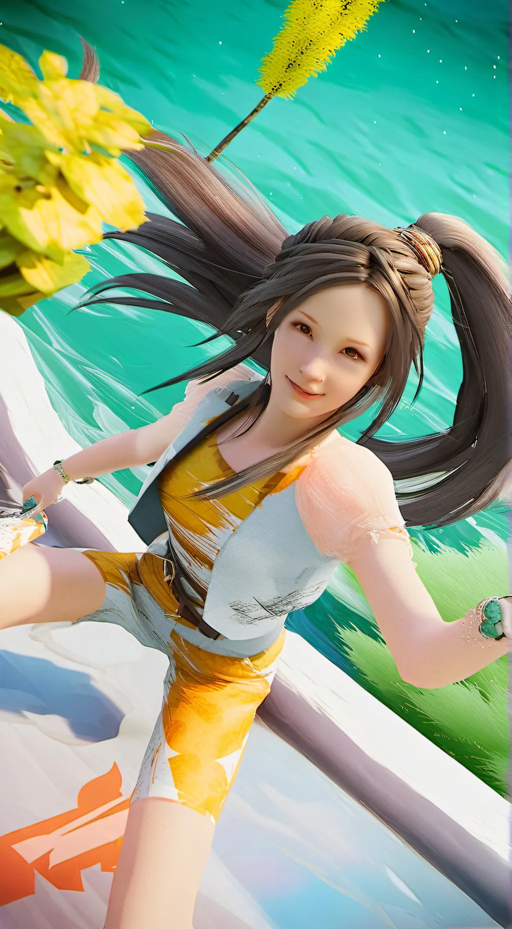 ai character: lilly slay background