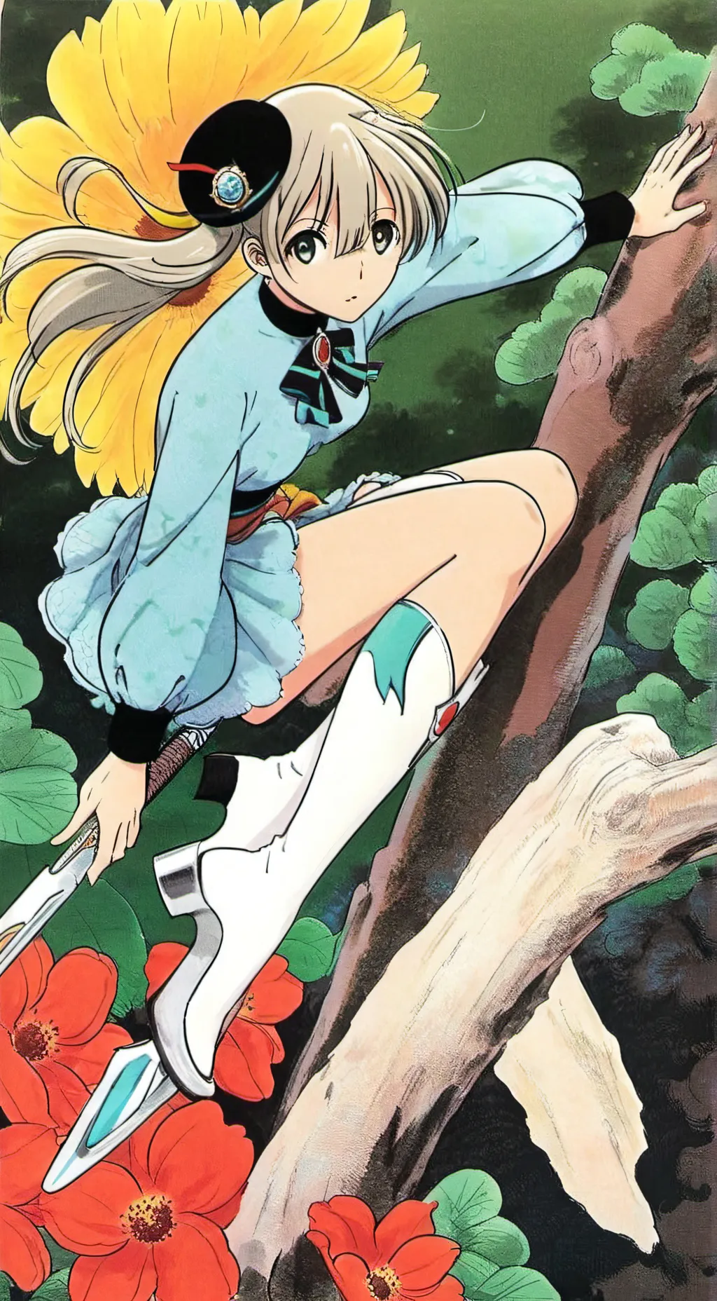 ai character: pick me girly background