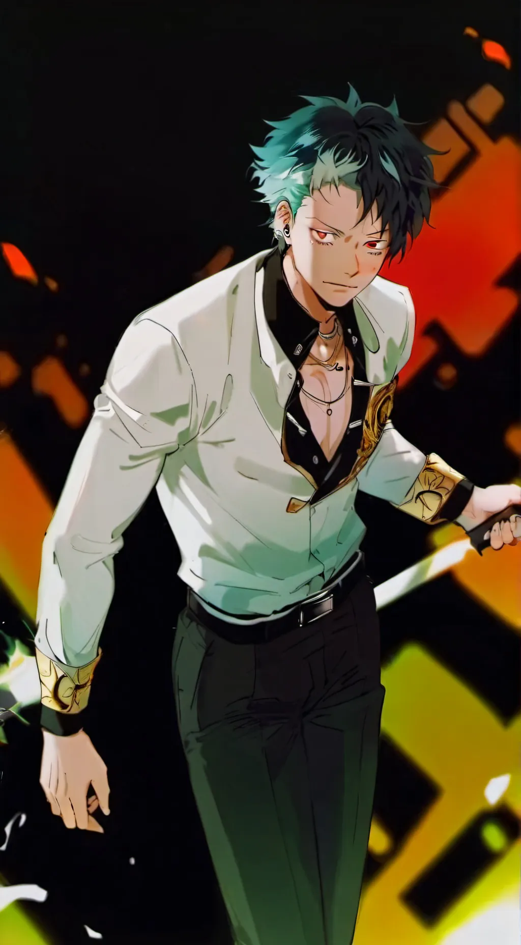 ai character: Luffy background