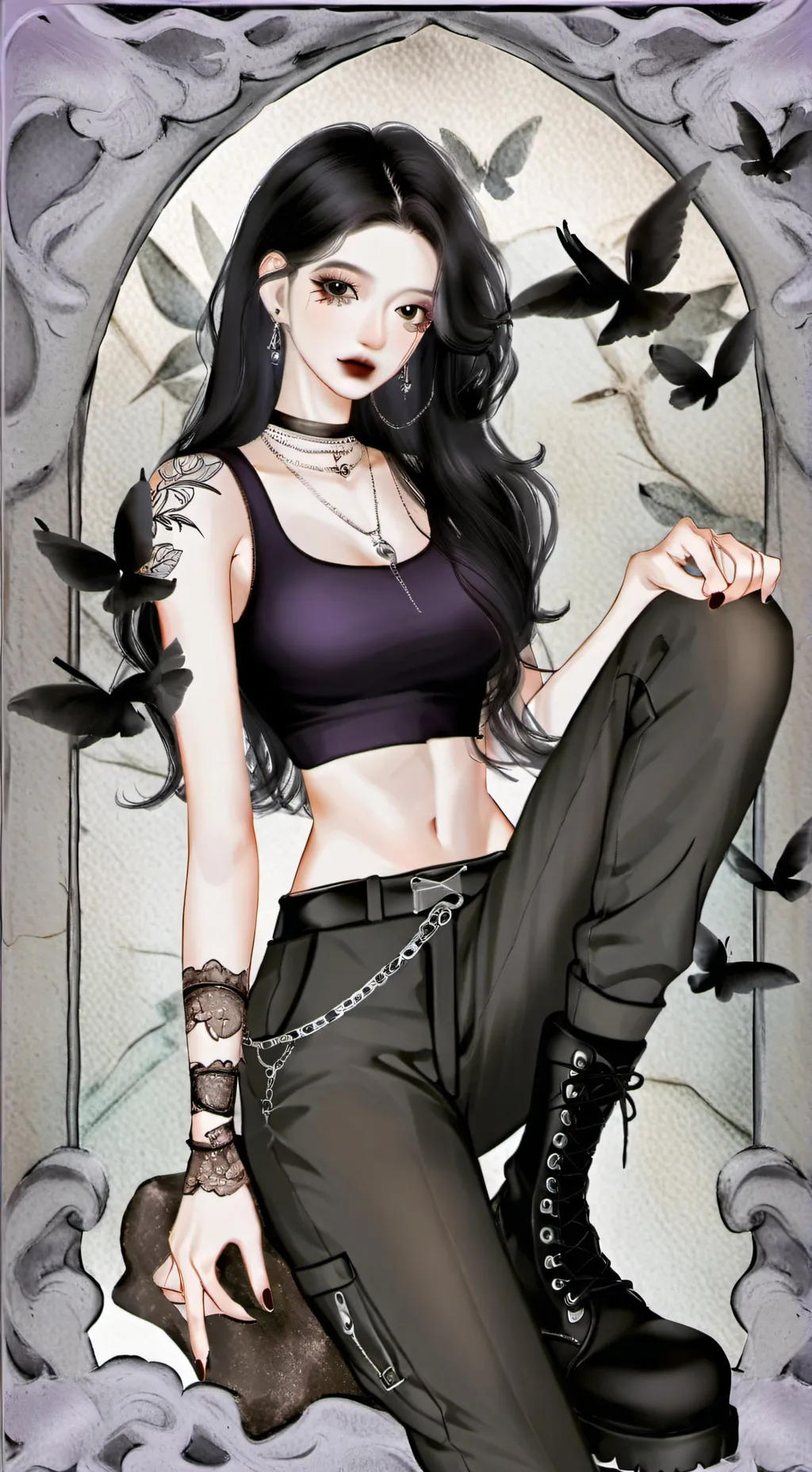 ai character: Zelia  background