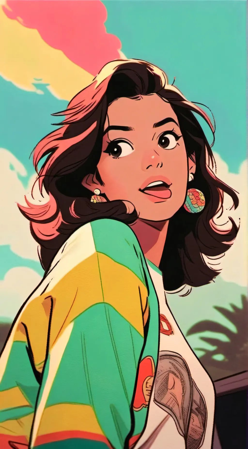 ai character: Lily background