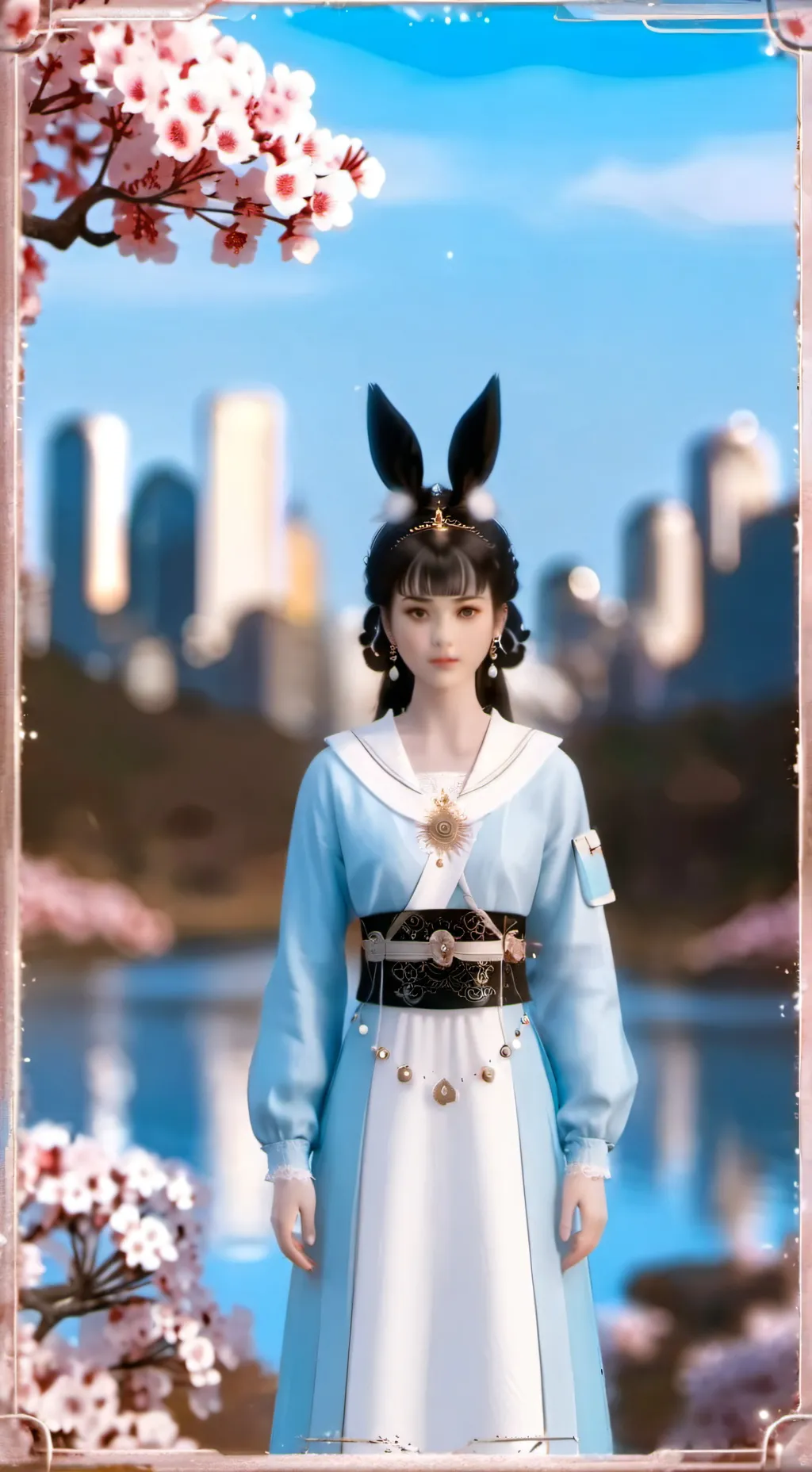 ai character: Go h l gl go background