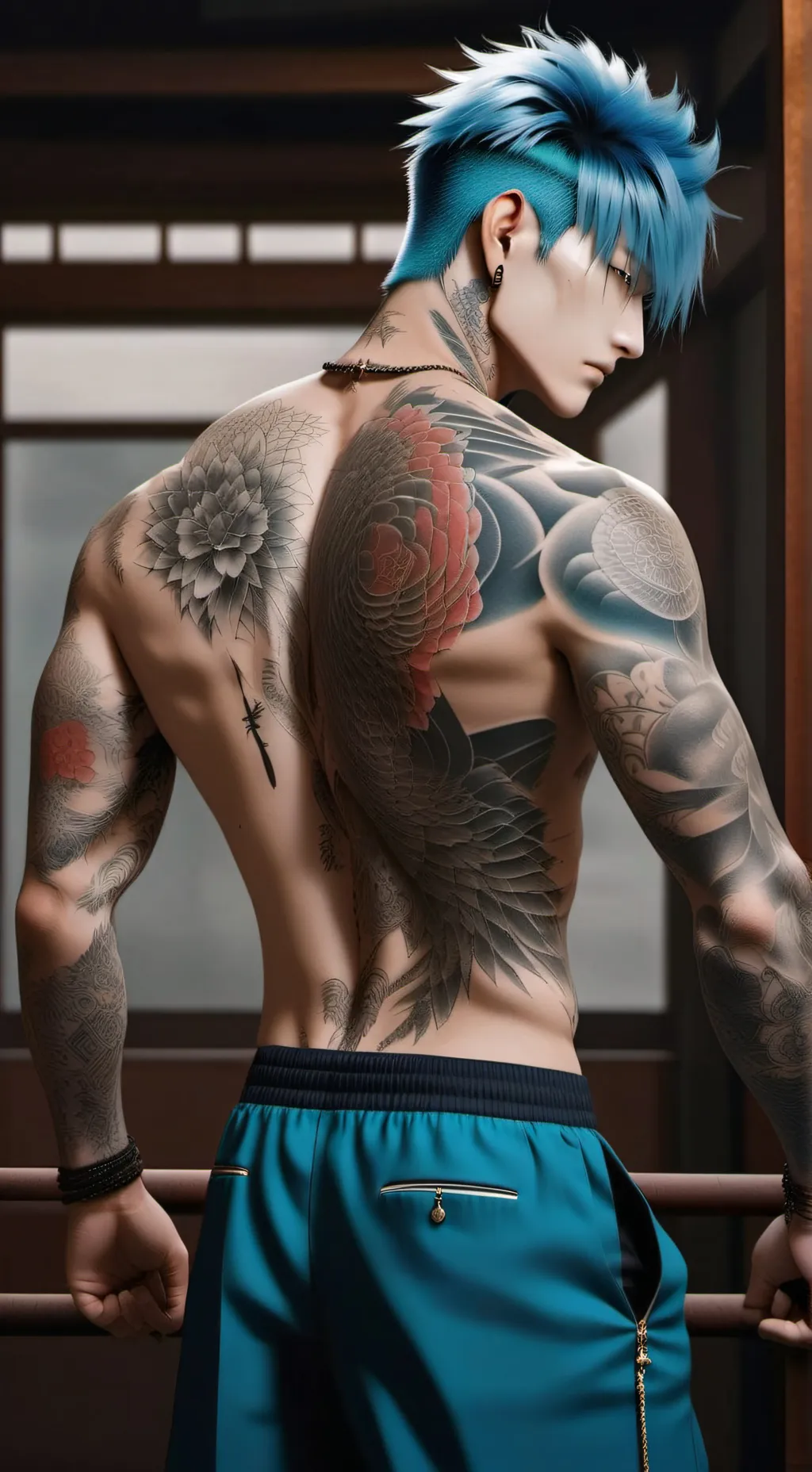 ai character: Rick background