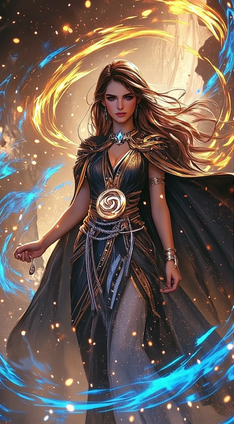 ai character: Lorie Ann Carmel  background