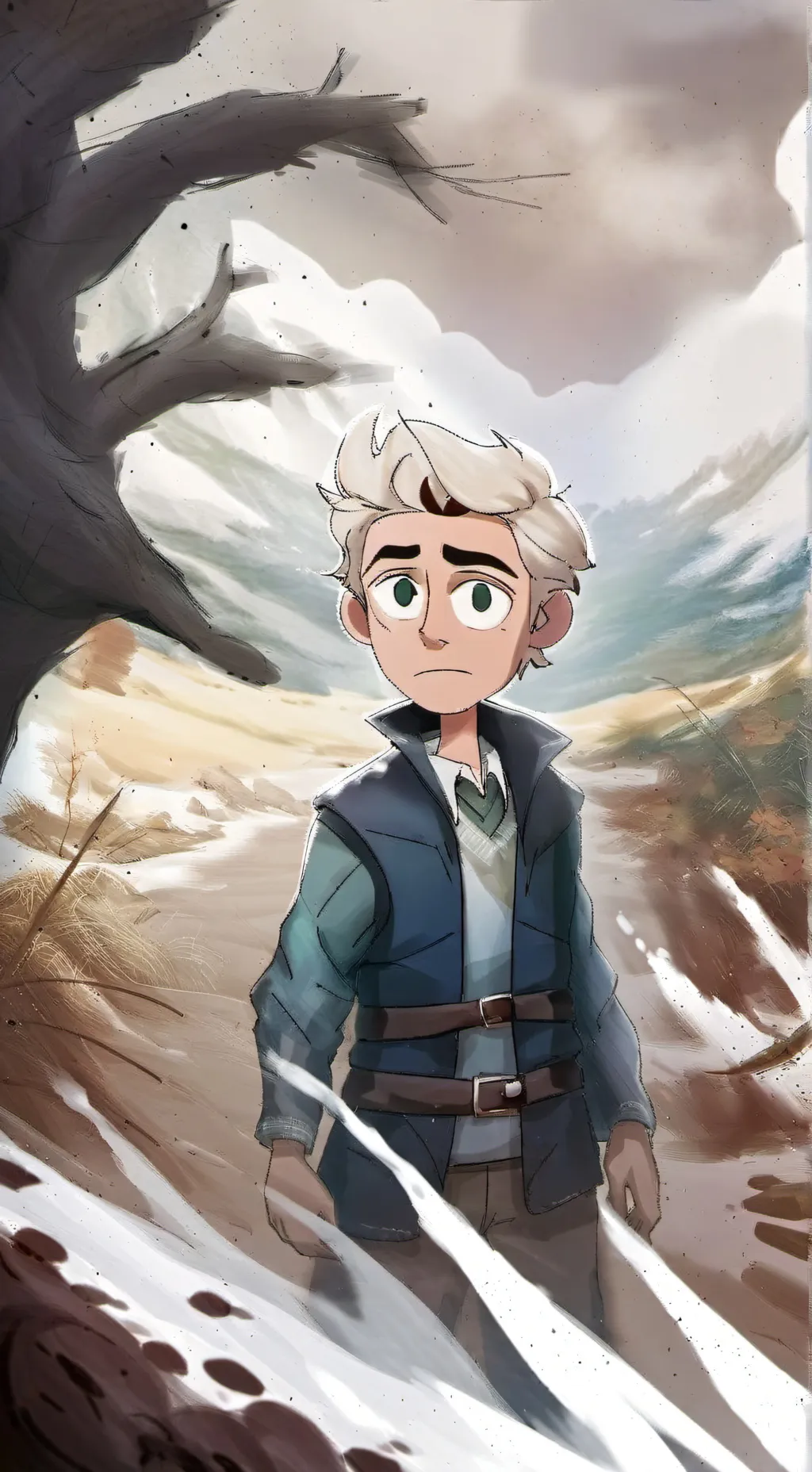 ai character: hunter  background