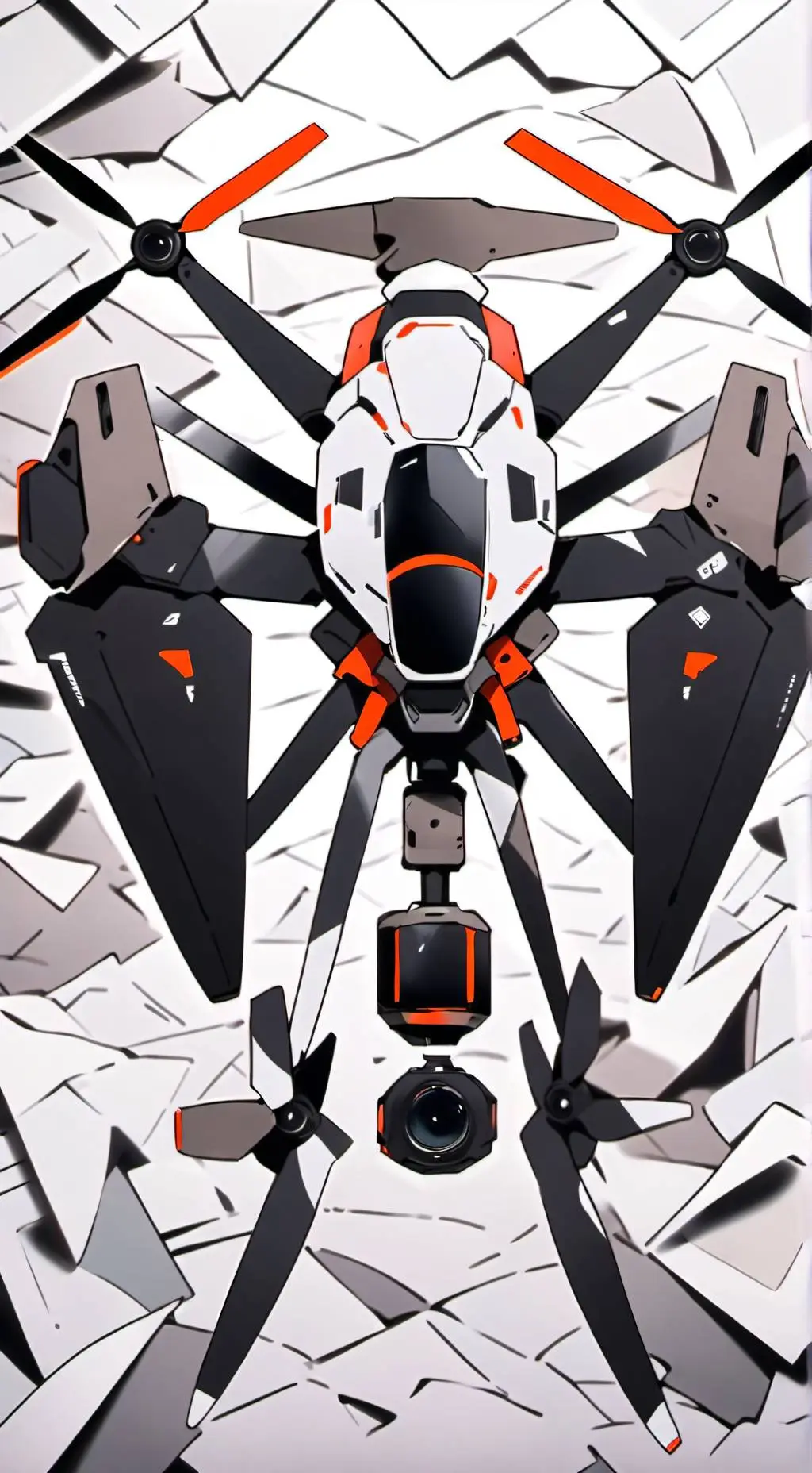 ai character: Murder drones background