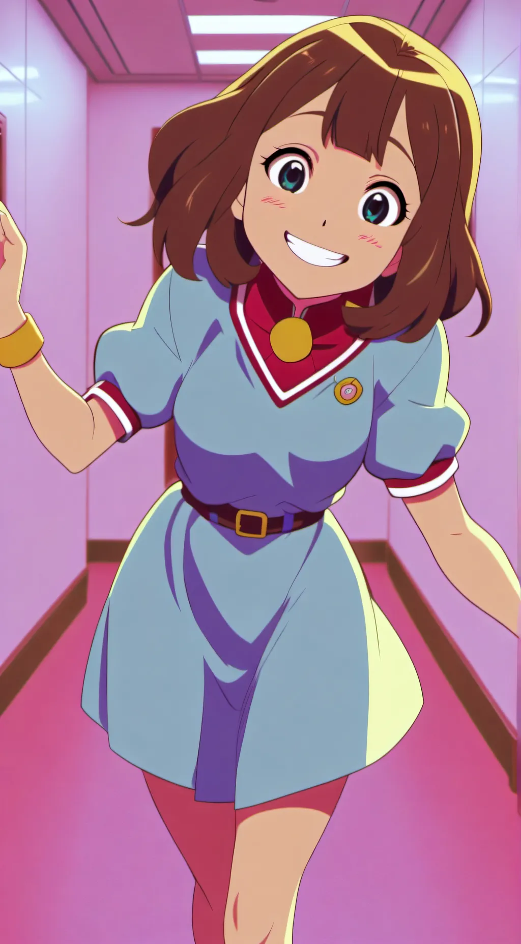 ai character: Ochaco Uraraka  background