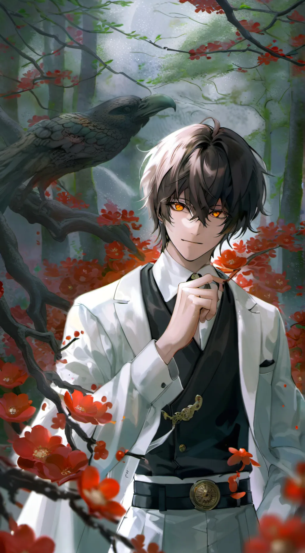 ai character: Osamu Dazai background