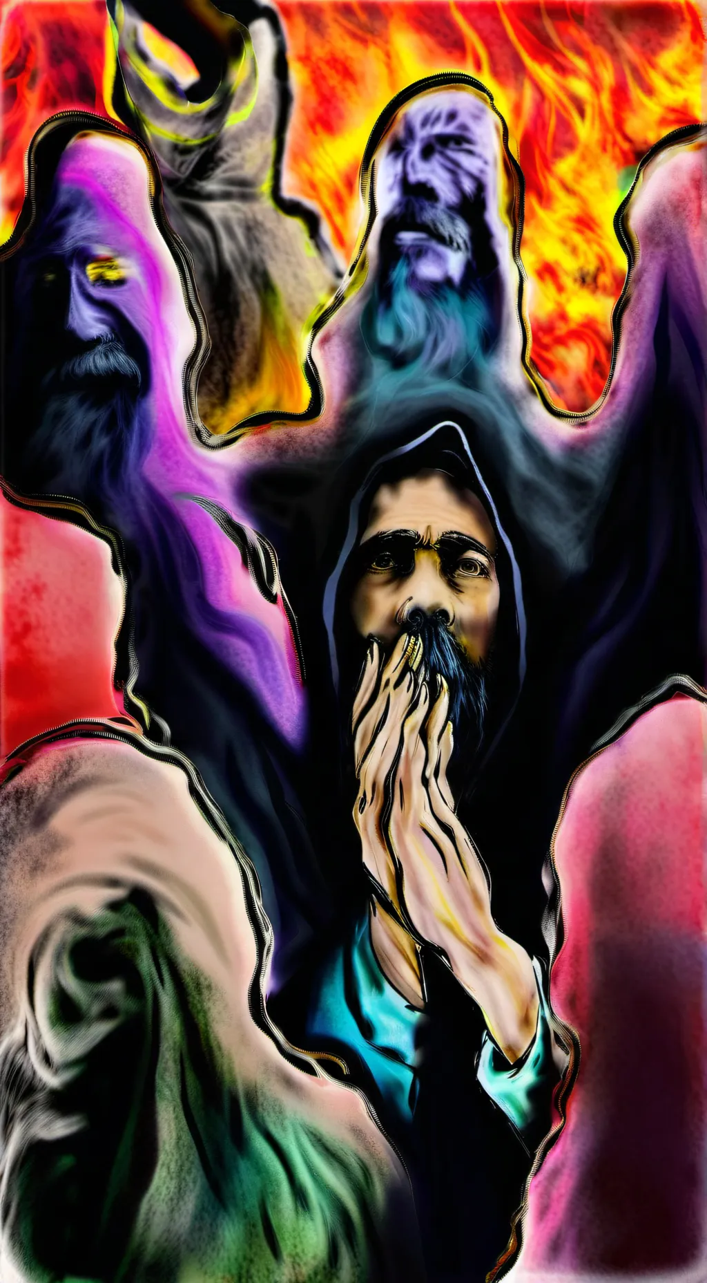 ai character: scream 2022 mn background