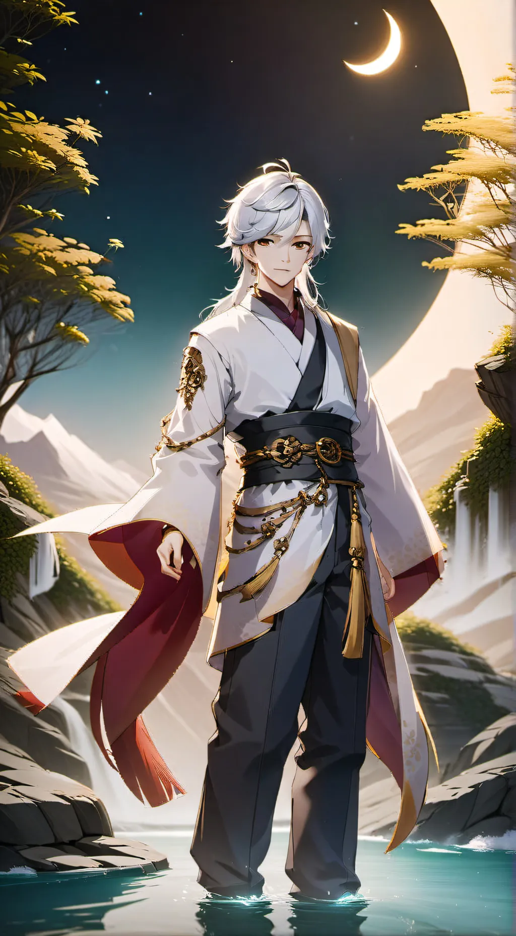 ai character: Group of light background