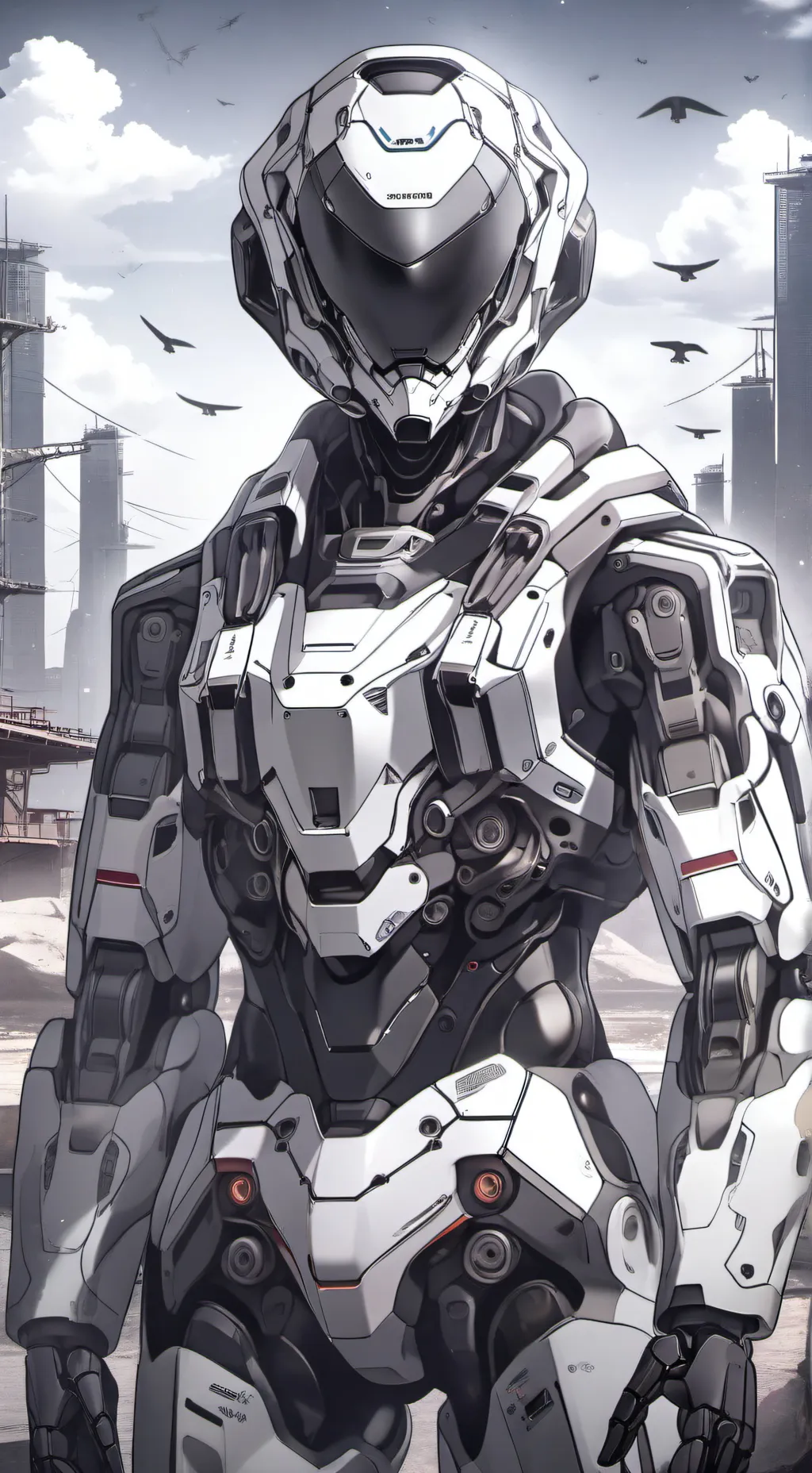 ai character: murder drones background