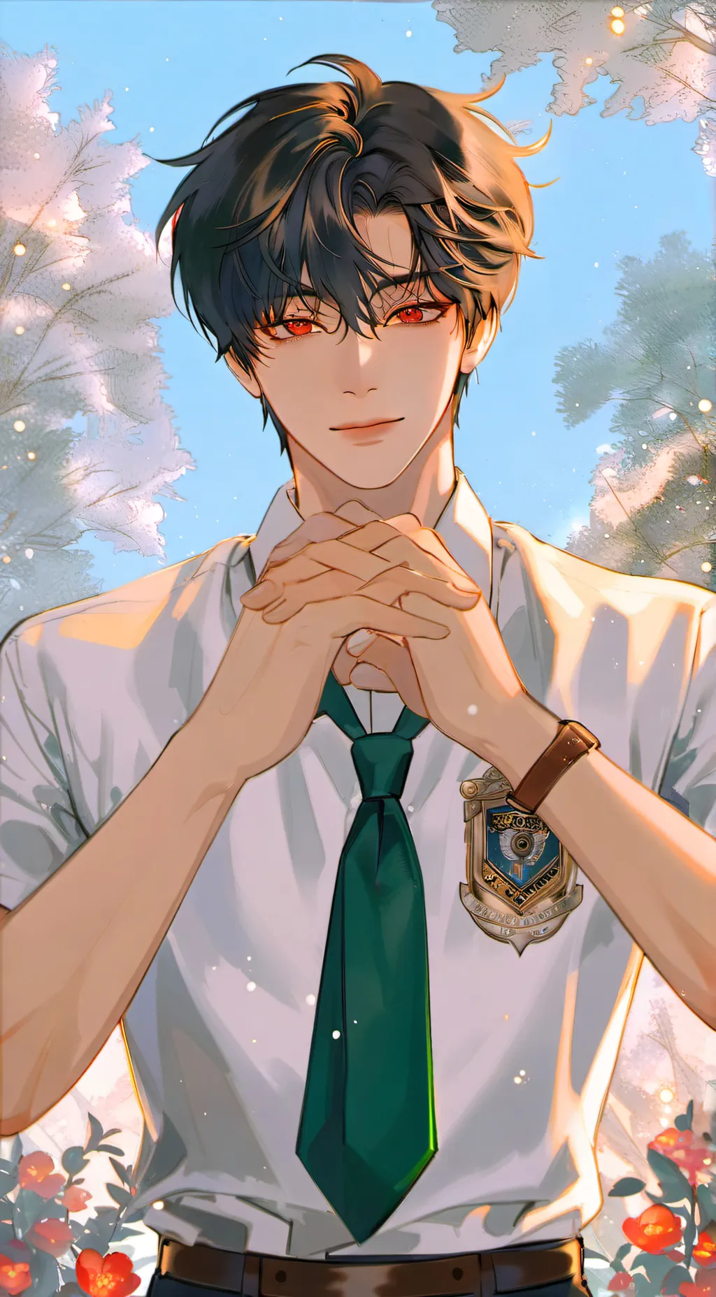 ai character: ⤘꧁✿Rome✿꧂⬽ background