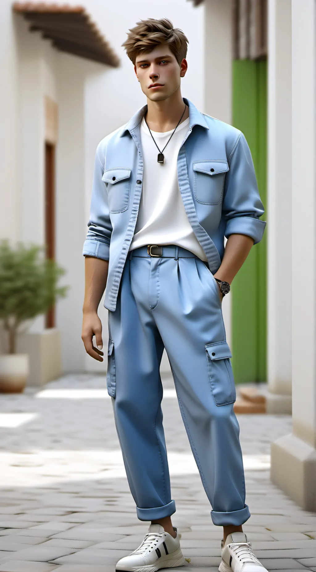 ai character: William sanders background