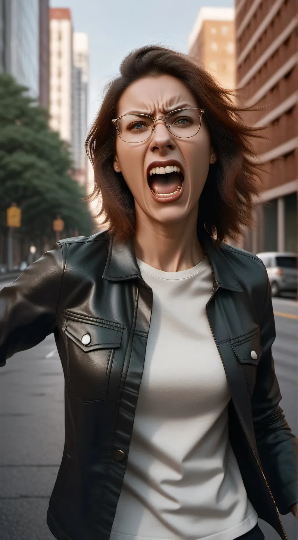 ai character: Vegan Woman background