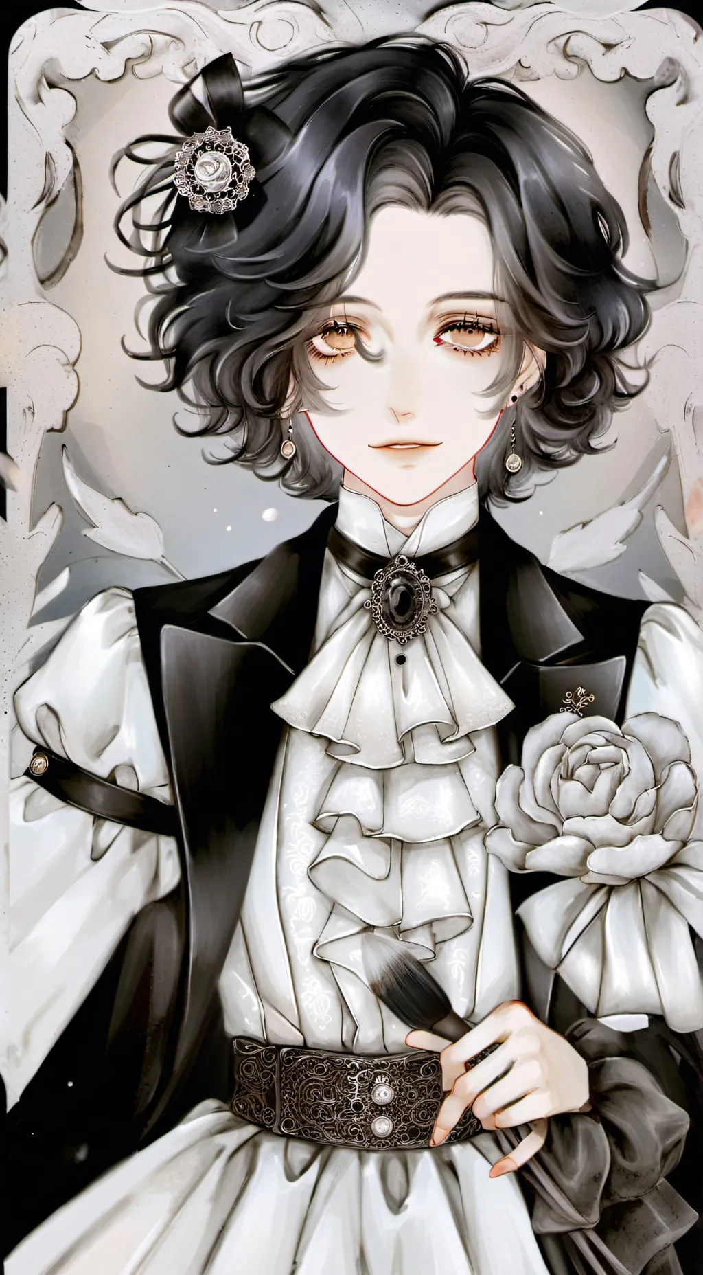 ai character: Jeng guan background